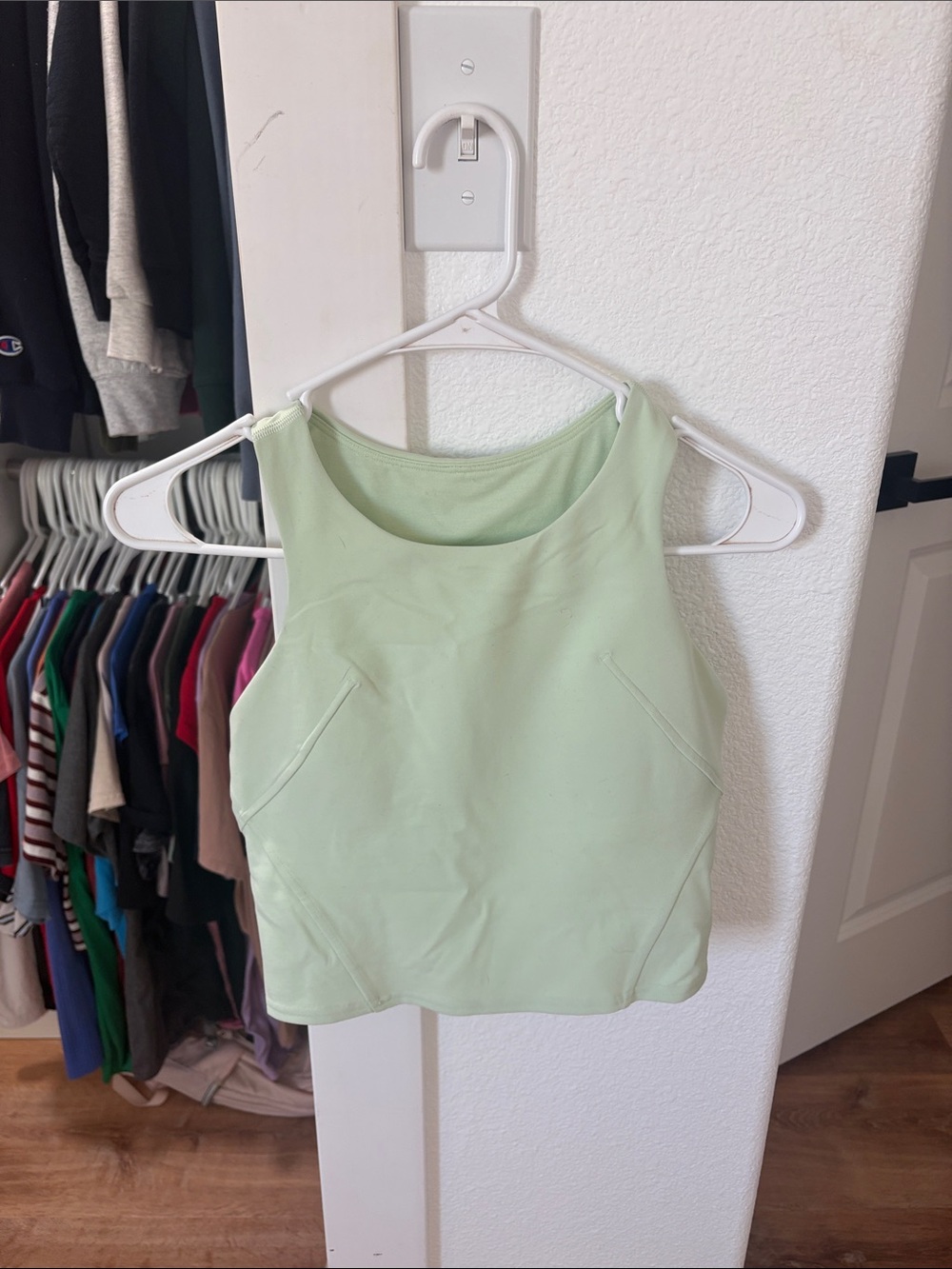 Green lululemon tank top